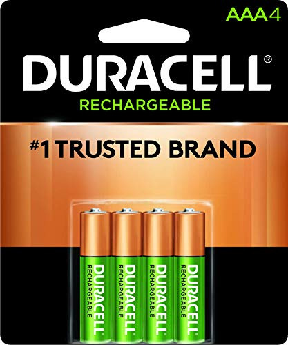 Pilas Aaa Recargables Duracell, Paquete De 4 Unidades