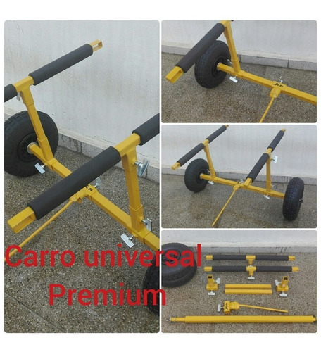 Carro Modelo Universal Jlk Kayaks/sup/surf/cano S. Premium