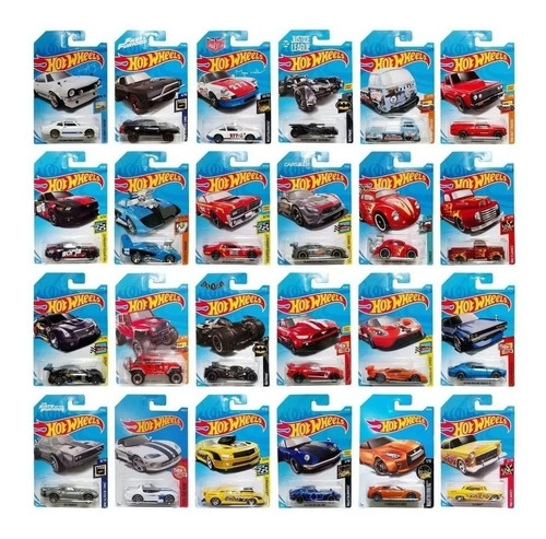 Hot Wheels Bulto Cerrado Vehículos Básicos Surtidos X 72 Uni