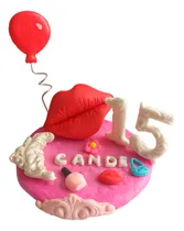 Comprar Adorno Torta Porcelana Fr Nombre Núm Mujer Boca Zapato Taco