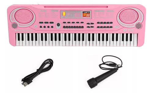 Teclado Piano Infantil Con Micrófono