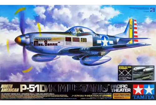 Tamiya 60323 1/32 North American P-51d/k Mustang Pacific The