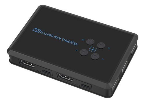 Conmutador Kvm Hdmi De 4 Puertos Box Selector De Switch Usb