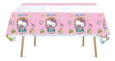 Toalha Para Mesa Festa Aniversário Hello Kitty Personagens
