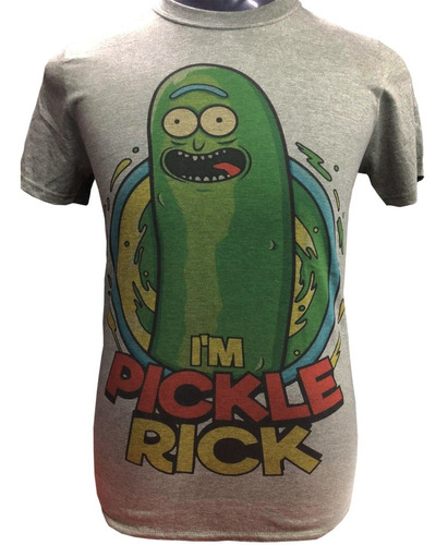 Polera Pickle Rick & Morty Estampado Tacto Cero