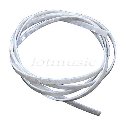 Tira Celuloide Para Guitarra Color Blanco Perlado 0.236 In