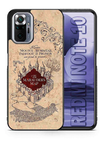 Funda Xiaomi Redmi Note 10 Harry Potter Mapa Tpu Uso Rudo