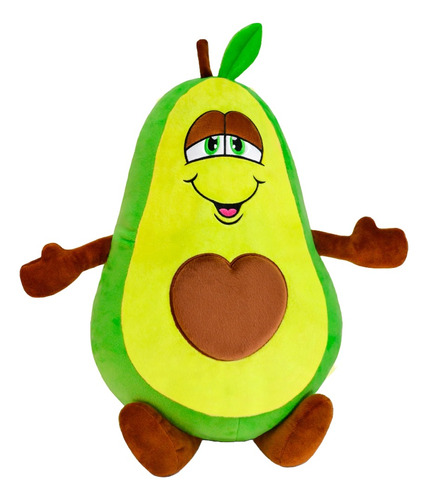 Peluche De Aguacate Pelanas Mediano