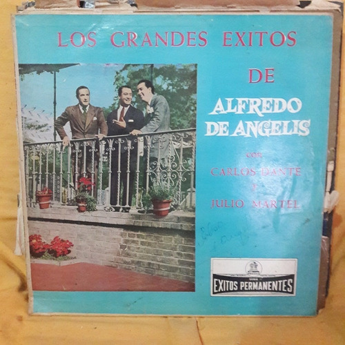 Vinilo Alfredo De Angelis Dante Martel Los Grandes Exitos T3