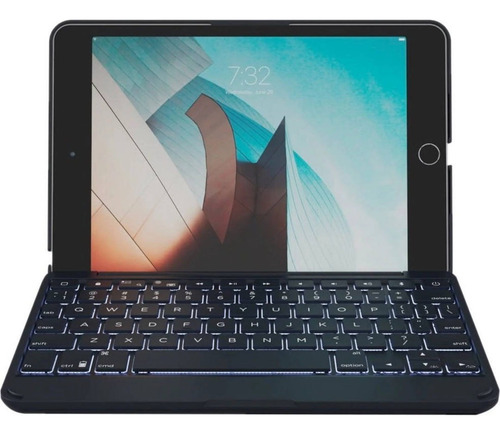 Case Con Teclado Zagg Folio Para iPad Mini 5 Gen A2133 A2124