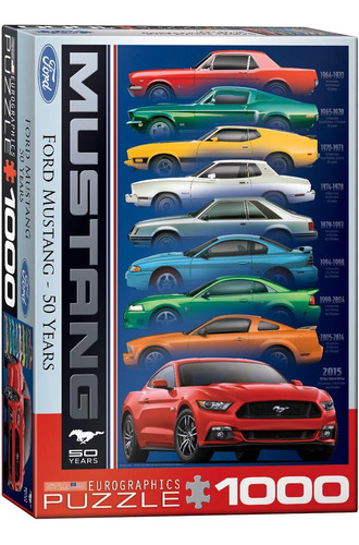 Rompecabezas Modelo Eurographics Ford Mustang 9 (1000 Piezas