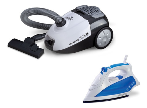 Combo Black+decker Aspiradora Vcbd1600 + Plancha Ir7014-ar