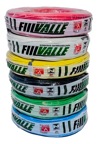 Fio Elétrico Cabo Flexível 2,5mm Rolo 100 Metros. C/inmetro