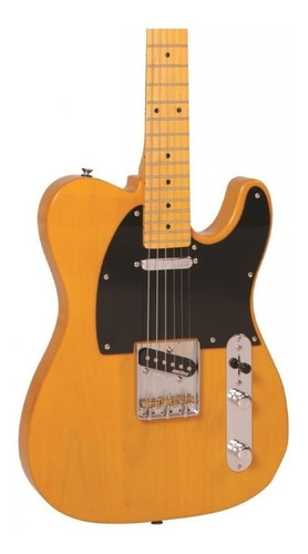 Guitarra Electrica Vintage V52 Icon Series D.butterscotch Color Distressed butterscotch Material del diapasón Arce Orientación de la mano Diestro