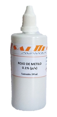 Rojo De Metilo Solución En Gotero X100 Ml