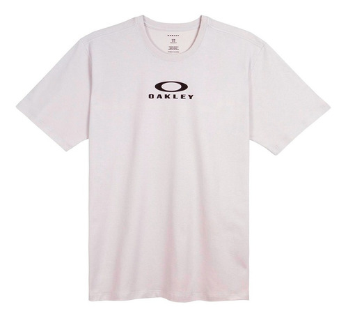 Camiseta Masculina Oakley Bark New Tee Light Grey