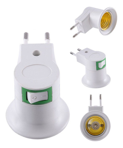 Socket Adaptador Enchufe Interruptor De Encendido Y Apagado