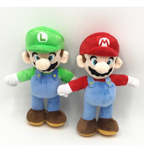 Juguetes De Peluche Super Mario Bros Luigi De 25 Cm Muñecas