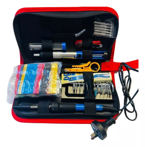 Kit Soldador Electronico Portátil Chupador Estaño 220v 60w