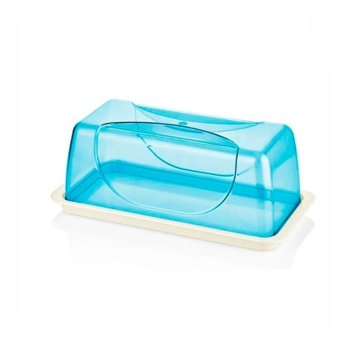 Cubre Torta Plastico Rectangular 34cm C/bandeja. Colores Sur