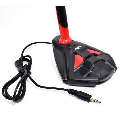 Microfono Gamer Nisuta NSMIC200 Con Soporte Celular