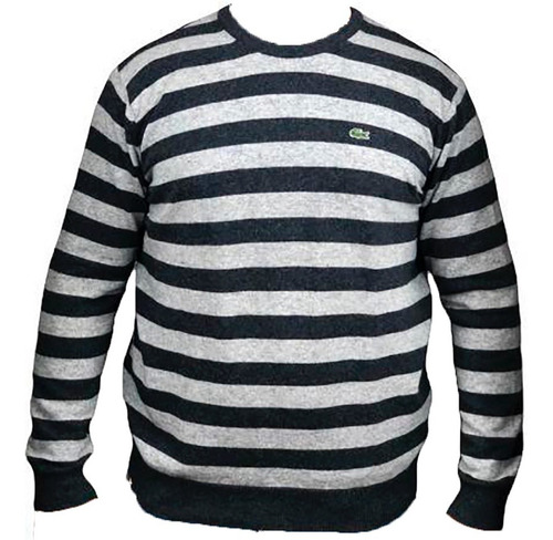 Sweater Rayado De Lana Lacoste Ah4195 Hombre 