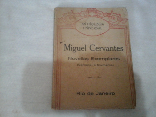 Novelas Exemplares Miguel Cervantes 1921  