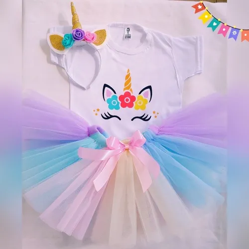 Disfraz Unicornio Niña Tutu