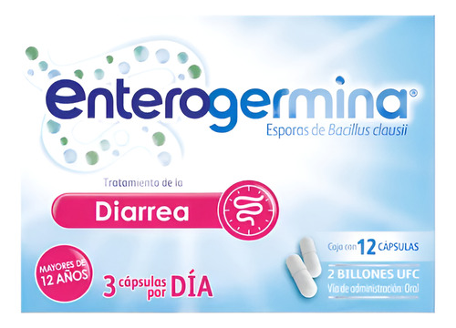 Enterogermina 2 Billones Con 12 Capsulas