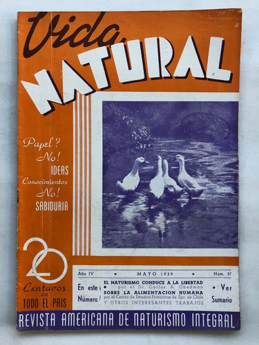 Revista Vida Natural N° 37 Mayo 1939