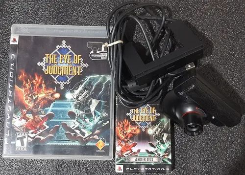 Jogo De Ps3 The Eye Of Judgment + Câmera + Cartas Semi-novo