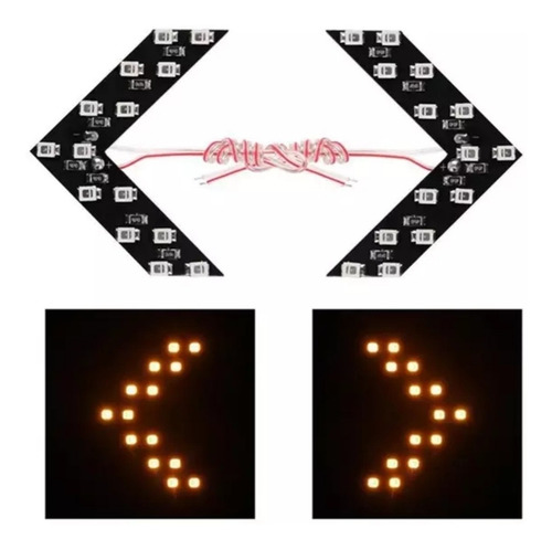 Luz Led Para Auto Direcciónal Espejo Retrovisor Lateral