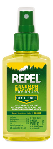 Repelente Repel, Repelente De Insectos Natural De Eucalipto 