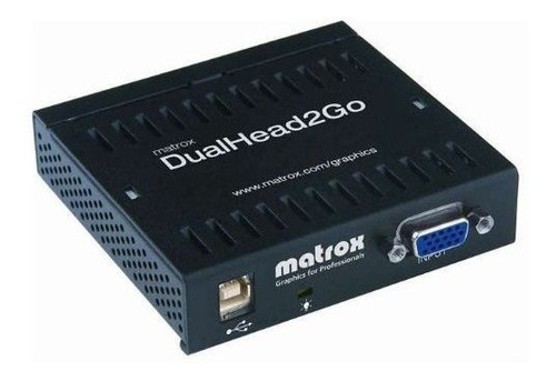 Matrox Dual Head 2 Go Compatible Con Rohs Alimentado Por Usb