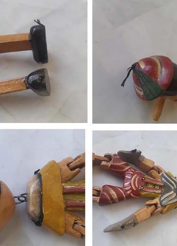Boneco Pinochio Marionete - Madeira - Precisa Colocar Cordas (Usado)