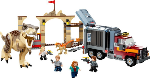 Lego 76948 Fuga De Los Dinosaurios T. Rex Y Atrocirraptor