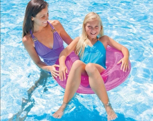 Colchón Inflable P/alberca + Salvavidas Infantil Regalo