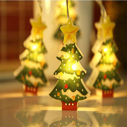 Árbol De Navidad De Doble Cara Con Luz De Navidad Led C