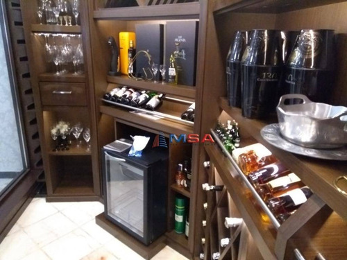 Cobertura Com 810 M2 De Área Útil, 5 Suítes, 8 Vagas, Piscina Aquecida E Adega À Venda Em Perdizes - Co0221