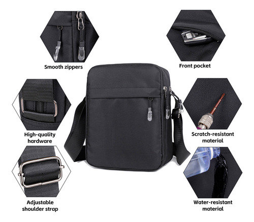 Li Bolsa De Viagem Leve Uni Messenger Com Alça De Ombro
