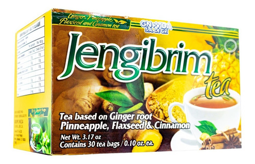 Té Jengibrim/raíz De Jengibre, Piña, Linaza Y Canela Gn+vida