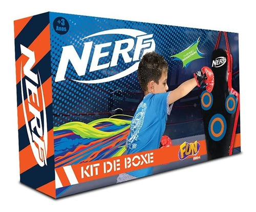 Brinquedo Nerf Kit De Boxe Fun Divirta Se F00564