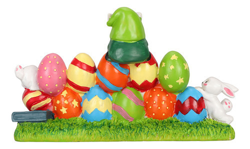Huevos De Pascua Con Decoración De Resina, Diseño De Conejo, Color Fix
