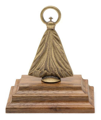 Nossa Senhora Aparecida Pequeno Com Pedestal - Linda Devoção