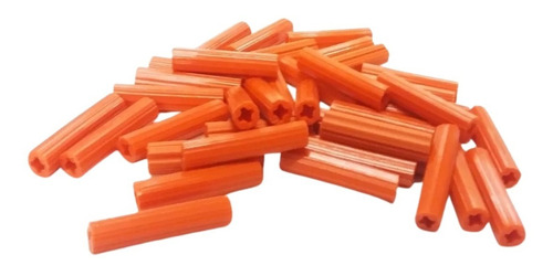 Ramplug Anclaje Pared Plastico Naranja Broca 3/8 Paq. 60 Und