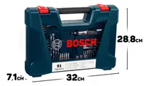 Comprar Jogo V-line Pu002F Furar E Parafusar Com 91 Peças E Maleta Bosch