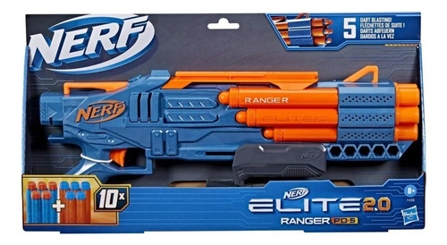 Elite 2.0 Ranger Pd-5 Blaster, 5-barrel Blasting, 10 Nerf