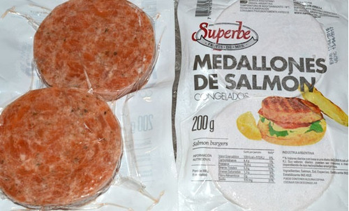 Medallones - Hamburguesas De Salmon Rosado Al Vacio Superbe