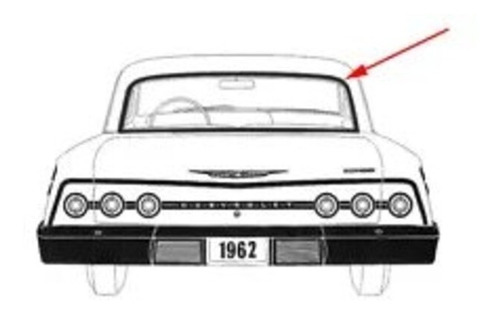 Empaque Medallon Chevy Impala 1962-1964 2 Puertas Hard Top
