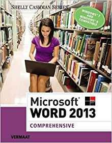 Microsoft Word 2013 Comprehensive (shelly Cashman Series)
